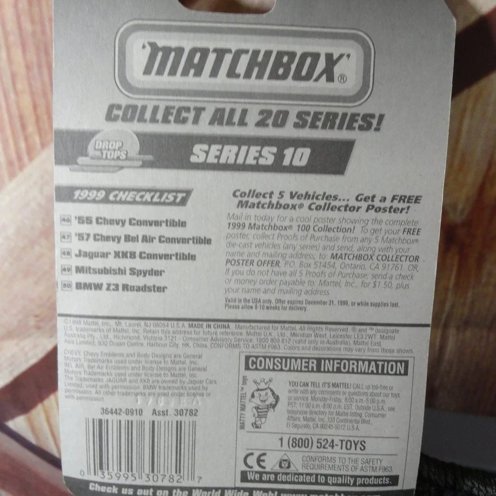 Matchbox Convertable Jaguar XKS~NOS~98 edition, detailed, collectable - Picture 3 of 3